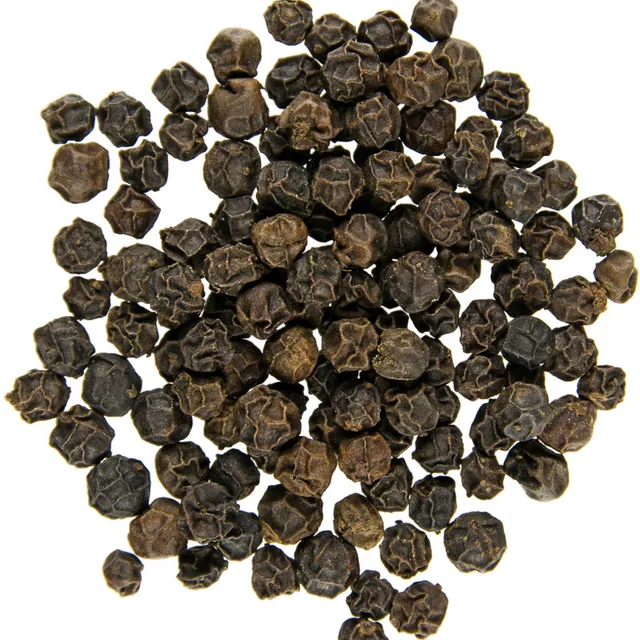 Schwarze Pfefferkörner
