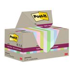 Post-It S/S Recy 47.6X47.6 Ast Pk12