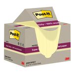 Post-It S/S Recyc 76X76 C/Yllw Pk12