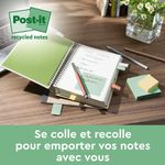 Post-It S/S Recycle 76X76 Asst Pk12