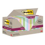 Post-It S/S Recycle 76X76 Asst Pk18