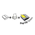 Post-It Z-Note 76X76 100S C/Ylw Pk12