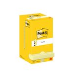 Post-It Z-Note 76X76 100S C/Ylw Pk12