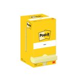 Post-It Notes 76X76 100S C/Ylw Pk12