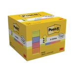 Post-It Z-Notes 100S Ast Neon Pk6