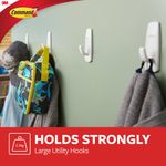 3M Command Adh White Lge Hook 17003