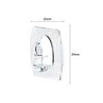 3M Command Mini Clr Hooks/Clear Stps