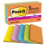 Post-It Boost 76X127Mm 90 Sheets Pk5