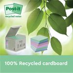 Post-It Recycled Ass 76X76 X100 Pk16