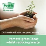 Post-It Recycled Ass 76X76 X100 Pk16