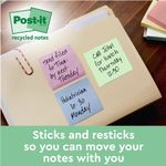 Post-It Recyc Ass 76X127Mm X100 Pk16