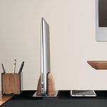 Alba Vert Computer Stand Alu/Walnut
