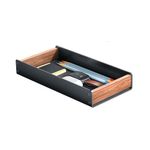 Alba Desktop Tray Black/Walnut