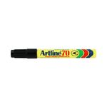 Artline 70 Markers Black Pk12