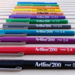 Artline 200 Pens Black Pk12
