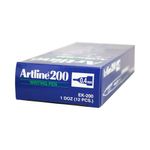 Artline Pen 0.4Mm Tip Blue 200 Pk12