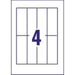 Pntl Place Cards 110X40Mm Wht Pk100