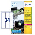 Avery Lsr Lab Hduty 24/Sht Wht Pk480
