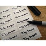 Uk Clothing Labels 45X13Mm Wht Pk36