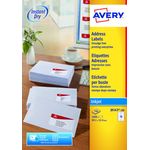 Avery Inkjet Address Label 16 Sheet