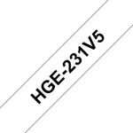 Brother Hge Tpe 12Mmx8M Blk/Wht Tpe
