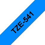 Brother Tze Tpe 18Mmx8M Blk/Blue Tpe