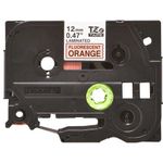 Brother Tze Tpe 12Mmx8M Blk/Org Tpe