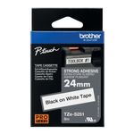 Brother Tze Tpe 24Mmx8M Blk/Wht Tpe