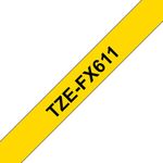 Brother Tze Tpe 6Mmx8M Blk/Ylw