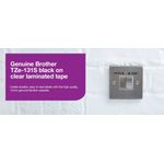 Black On Clr Lbel Tape Cassette 12Mm