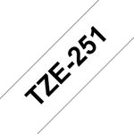 Brother Tze Tpe 24Mmx8M Blk/Wht Tpe