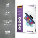Enhance80 Lamg Pouch A4 Matte Pk100
