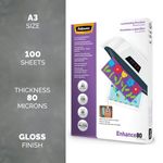 Enhance80 Lamg Pouch A3 Gloss Pk100