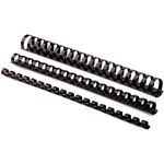 Fellowes Bndg Combs 12Mm Blk Pk100
