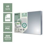 Recyc A3 Pvc Cvr Clr 200M P100
