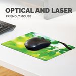 Fellowes Rcyc Mouse Mat Leaf Print