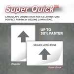 Superquick Lamg Pouch A3 Gloss Pk100