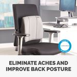 Fellowes Slimline Back Supp Graphite