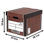 Premium Tall Stor Box Wgrain Pk5