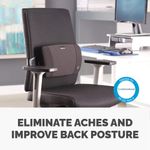 Fellowes Plustouch Back Support Blk