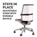 Fellowes Plustouch Back Support Blk
