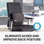 Fellowes Plustouch Back Support Blk