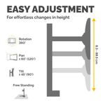 Fellowes Seasa Fsta Dual Stk Mon Arm