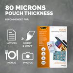 Admire Easyfold Lamg Pouch A4 Pk25