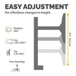 Fellowes Seasa Fsta Single Mon Arm