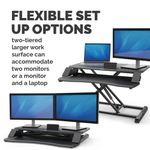 Fellowes Corsivo Sit/Stand Wstn Blk