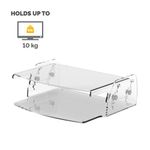 Fellowes Clarity Adj Mon Stand Clear