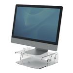Fellowes Clarity Adj Mon Stand Clear
