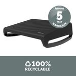 Fellowes Breyta Footrest Black