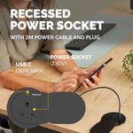 Fellowes Power Spot Type G Uk/Ie Blk